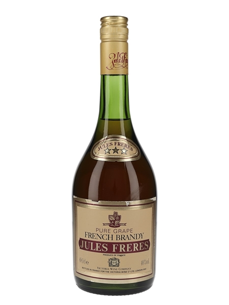 Jules Freres French Brandy 3 Star Bottled 1980s 68.1cl / 40%