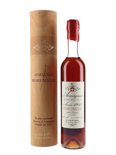 Nismes Delclou 1958 Bottled 2008 - Berry Bros & Rudd 50cl / 40%