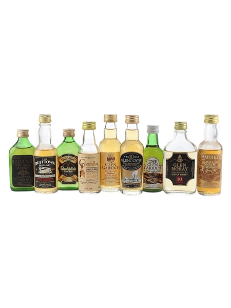 Assorted Single Malt Scotch Whisky  9 x 5cl