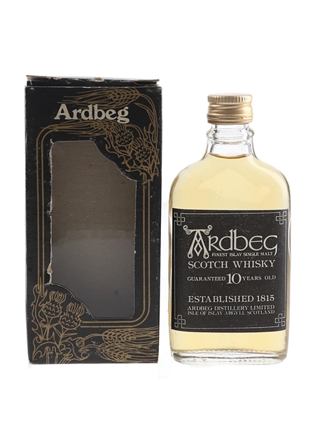 Ardbeg 10 Year Old Bottled 1960s-1970s 5cl