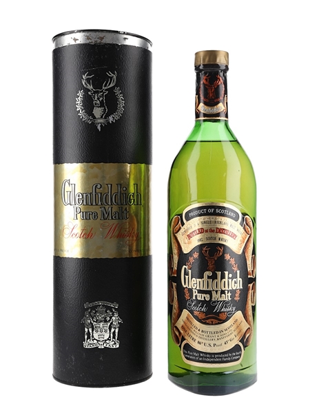 Glenfiddich Pure Malt Bottled 1970s - 1980s 100cl / 43%