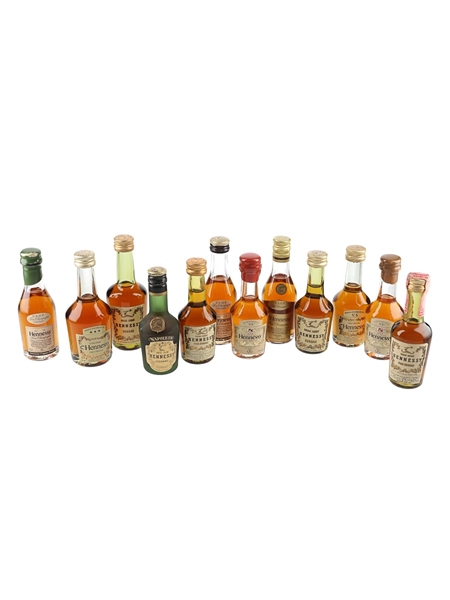 Assorted Hennessy Cognac  12 x 2.9cl-5cl