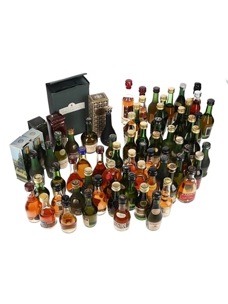 Assorted Cognac & Brandy  67 x 3cl-5cl