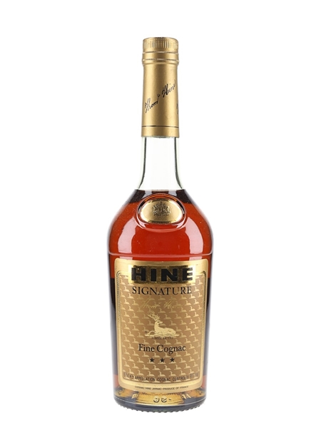 Hine Signature 3 Star Bottled 1980s 68cl / 40%