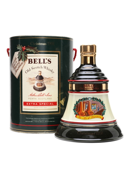 Bell's Christmas 1991 Decanter The Art Of Distilling 70cl / 40%