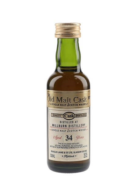 Millburn 34 Year Old Old Malt Cask - Douglas Laing 5cl / 50%