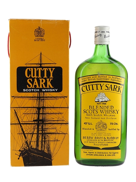 Cutty Sark Bottled 1980s -  Berry Bros & Rudd 75cl / 43%