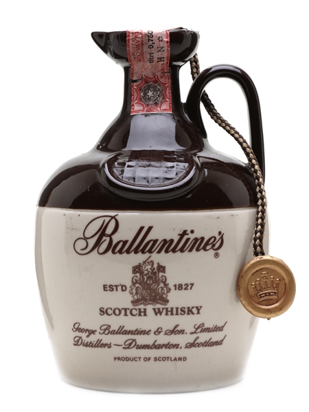 Ballantines Ceramic Decanter Bottled 1970s - 1980s 75cl / 40%