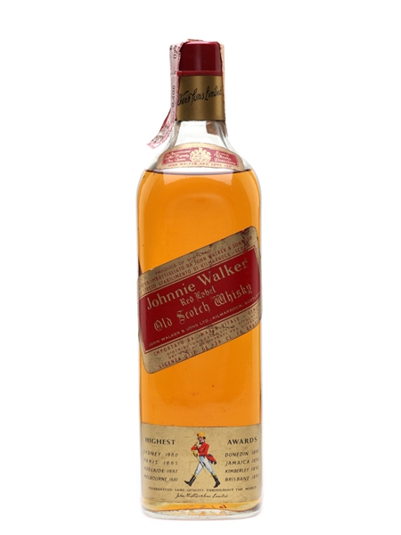 Johnnie Walker Red Label Bottled 1970s - Wax & Vitale 75cl / 40%