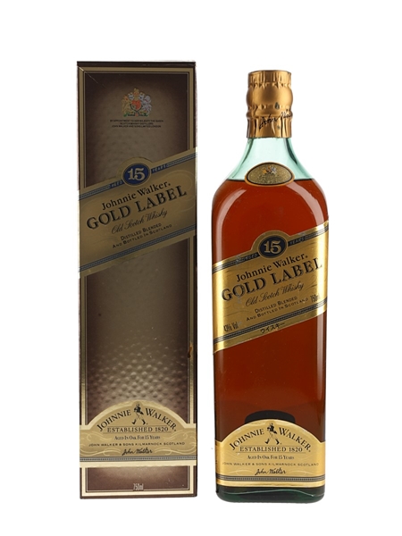Johnnie Walker Gold Label 15 Year Old - Lot 184470 - Buy/Sell