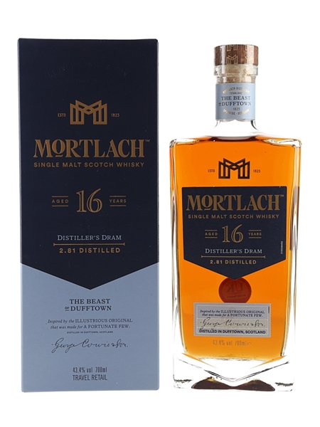 Mortlach 16 Year Old Distiller's Dram Travel Retail Exclusive 70cl / 43.4%