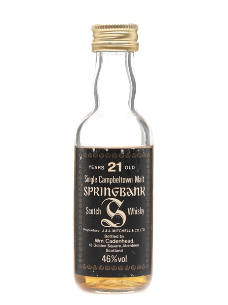 Springbank 21 Year Old Cadenhead's 5cl / 46%