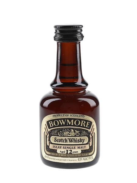 Bowmore 12 Year Old Bottled 1980s 5cl / 43%