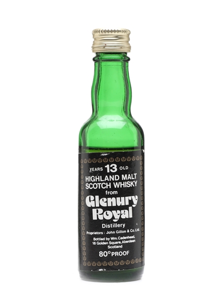 Glenury Royal 13 Year Old Bottled 1970s Cadenhead's 5cl / 46%