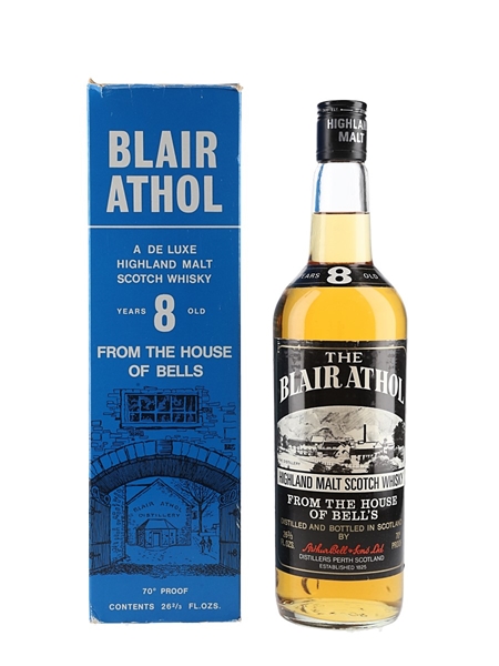 Blair Athol 8 Year Old Bottled 1970s 75.7cl / 40%