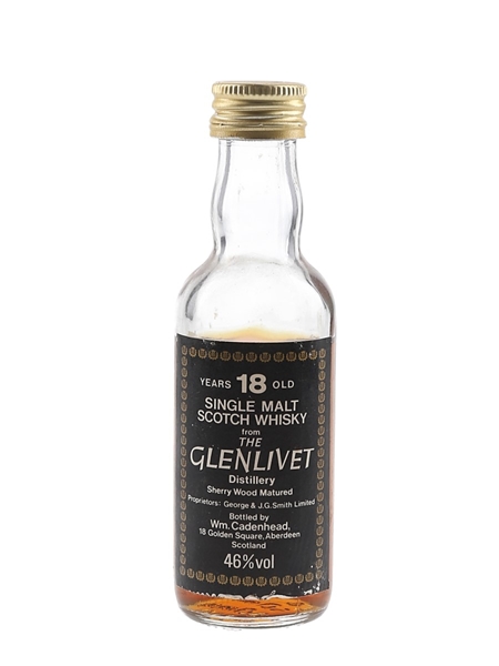 Glenlivet 18 Year Old Cadenhead's 5cl / 46%