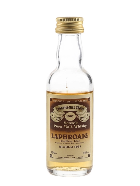 Laphroaig 1967 Connoisseurs Choice Bottled 1980s - Gordon & MacPhail 5cl / 40%