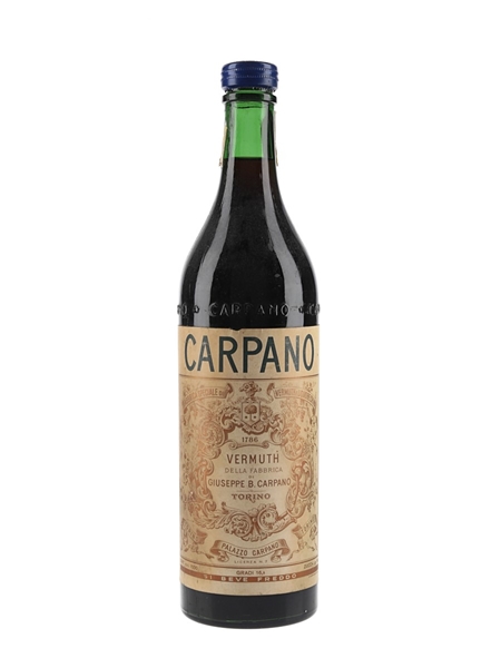 Carpano Vermuth Bottled 1960s 100cl / 16.5%