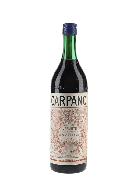 Carpano Vermuth Bottled 1970s 100cl / 16.5%