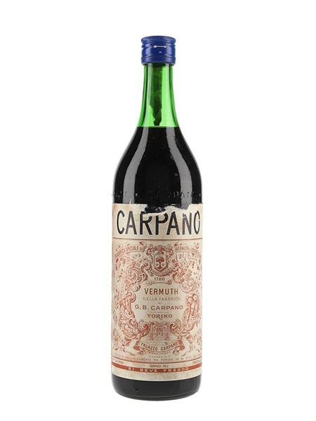 Carpano Vermuth Bottled 1970s 100cl / 16.5%