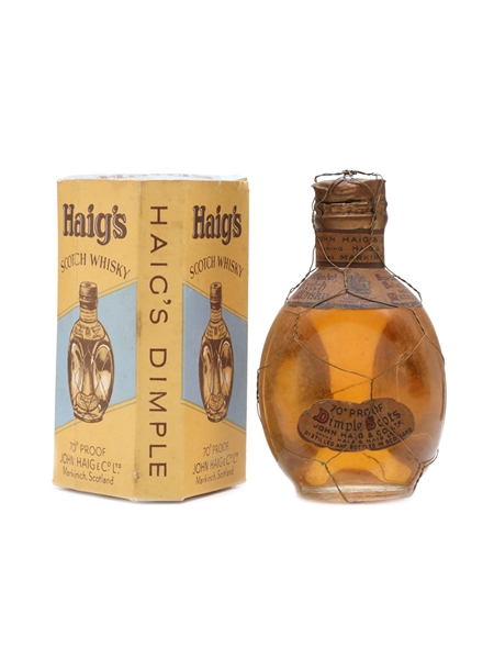 Haig's Dimple Spring Cap Miniature Bottled 1950s 5cl / 40%