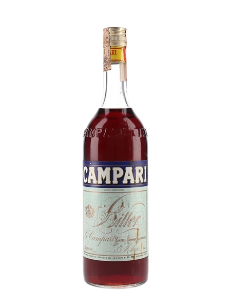 Campari Bitter Bottled 1970s-1980s 100cl / 25%