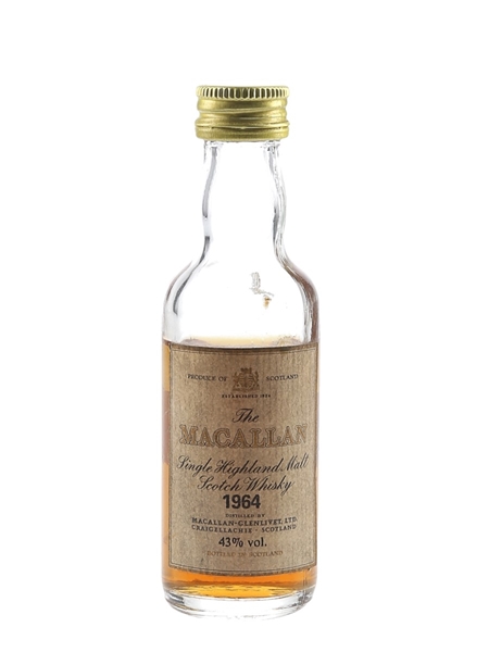 Macallan 1964 Bottled 1980s 5cl / 43%