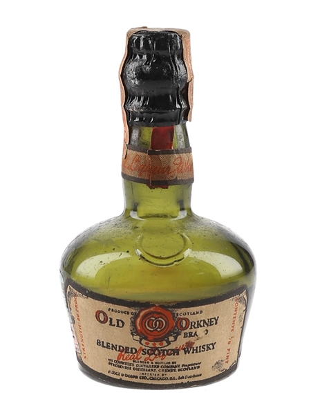 Old Orkney Real Liqueur Blended Scotch Whisky Bottled 1930s - Stromness Distillery 5cl / 43%