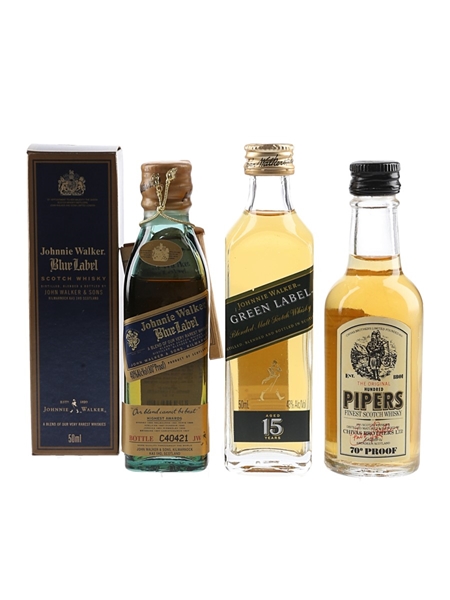 Assorted Blended Scotch Whisky  3 x 5cl