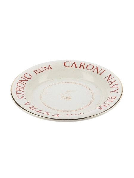 Caroni Navy Rum Ceramic Plate Hancock Corfield & Waller 13.5cm Diameter