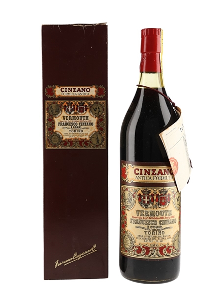 Cinzano Antica Formula Vermouth Bottled 1970s 100cl / 16.5%