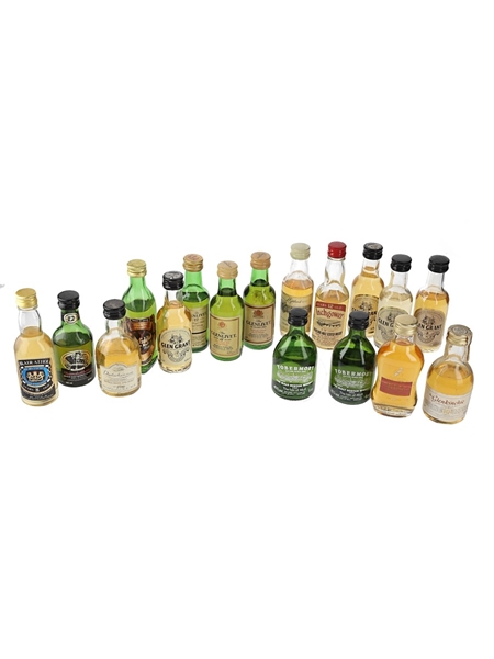 Assorted Single Malt Scotch Whisky  17 x 5cl