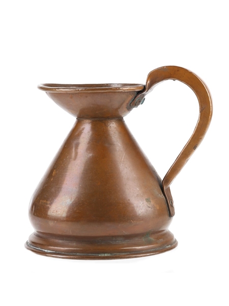 Half Pint Copper Haystack Measuring Jug  13.5cm Tall