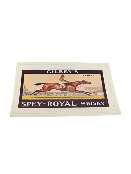 Gilbey's Spey-Royal Blended Scotch Whisky Advertising Print 21 June 1926 22cm x 29cm