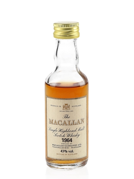 Macallan 1964 Bottled 1980s 5cl / 43%