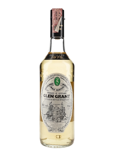 Glen Grant 1975 5 Year Old Bottled 1980s - Giovinetti 75cl / 40%