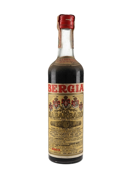 Bergia Rabarbaro Bottled 1960s 50cl / 18%