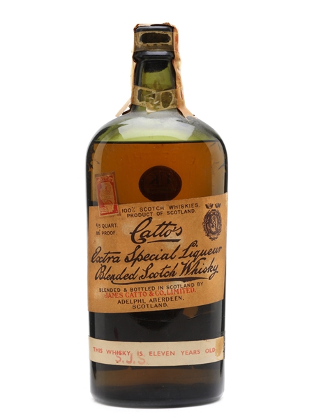 Catto's Extra Special 11 Year Old Bottled 1940s - Julius Loeser & Co 75cl / 43%