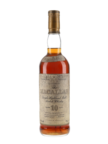 Macallan 10 Year Old Bottled 1980s 75cl / 40%