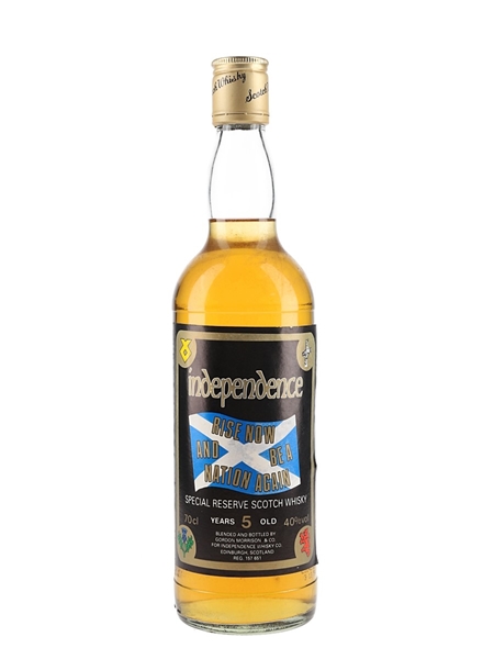 Independence 5 Year Old Gordon Morrison & Co 70cl / 40%