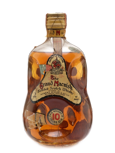 Grand Macnish 10 Year Old Bottled 1930s - Wakem & Whipple, Chicago 75cl / 44%