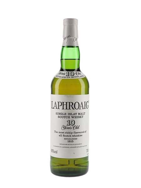 Laphroaig 10 Year Old Bottled 1990s - Pre Royal Warrant 70cl / 40%