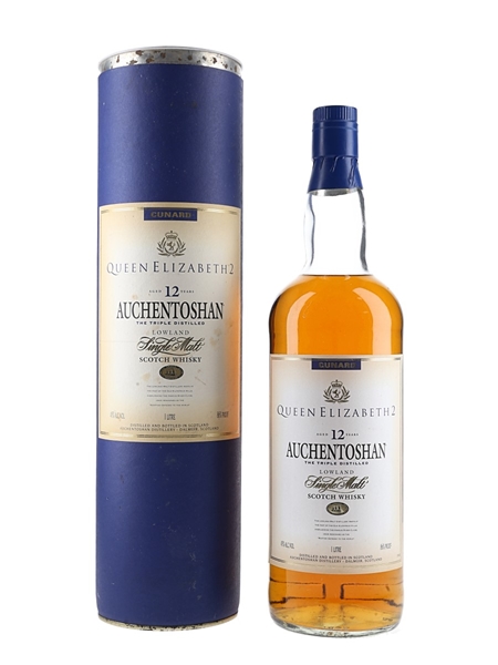 Auchentoshan 12 Year Old Queen Elizabeth 2  100cl / 43%