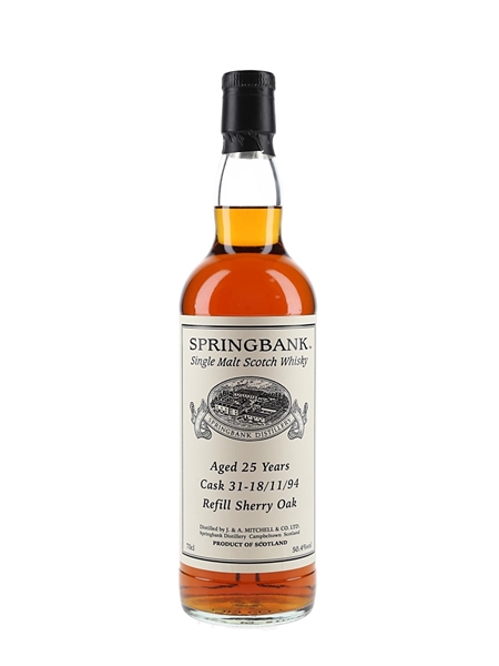 Springbank 1994 25 Year Old Private Single Cask 31  70cl / 50.4%