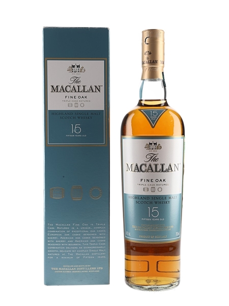 Macallan 15 Year Old Fine Oak Triple Cask Matured 70cl / 43%