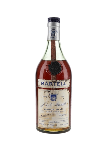 Martell Cordon Bleu Bottled 1970s 68cl / 40%