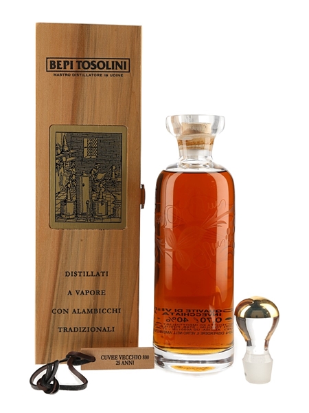 Bepi Tosolini 1984 25 Year Old Brandy Cuvee Vecchio 800 70cl / 40%