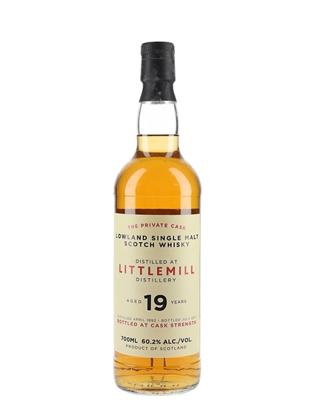 Littlemill 1992 19 Year Old Bottled 2011 - The Private Cask 70cl / 60.2%