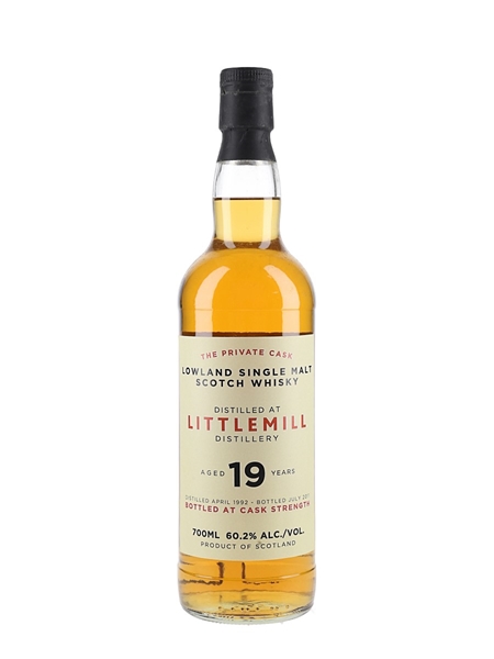 Littlemill 1992 19 Year Old Bottled 2011 - The Private Cask 70cl / 60.2%