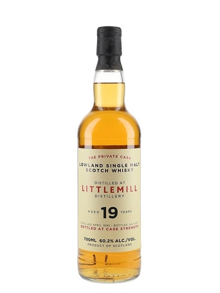 Littlemill 1992 19 Year Old Bottled 2011 - The Private Cask 70cl / 60.2%